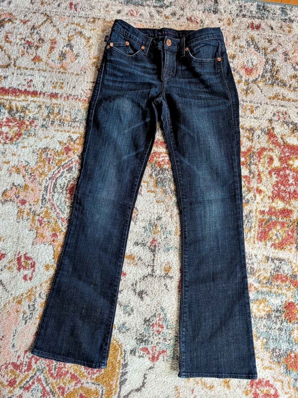 Rock & Republic Kasandra Bootcut Women's 8 Jeans Dark Blue Western